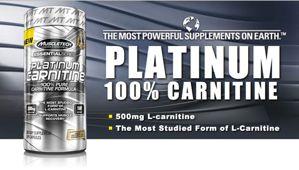 Muscletech Platinum Carnitine banner - Supplement City