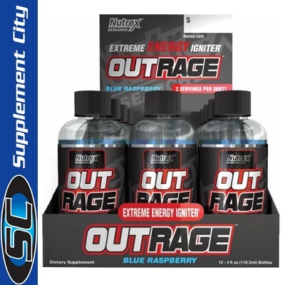 Nutrex Outrage Extreme Energy Shots - Supplement City