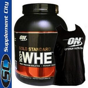 Optimum Nutrition Gold Standard Whey 2.27kg + Free Singlet