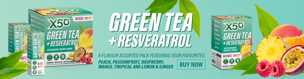 X50 Green Tea + Resveratrol