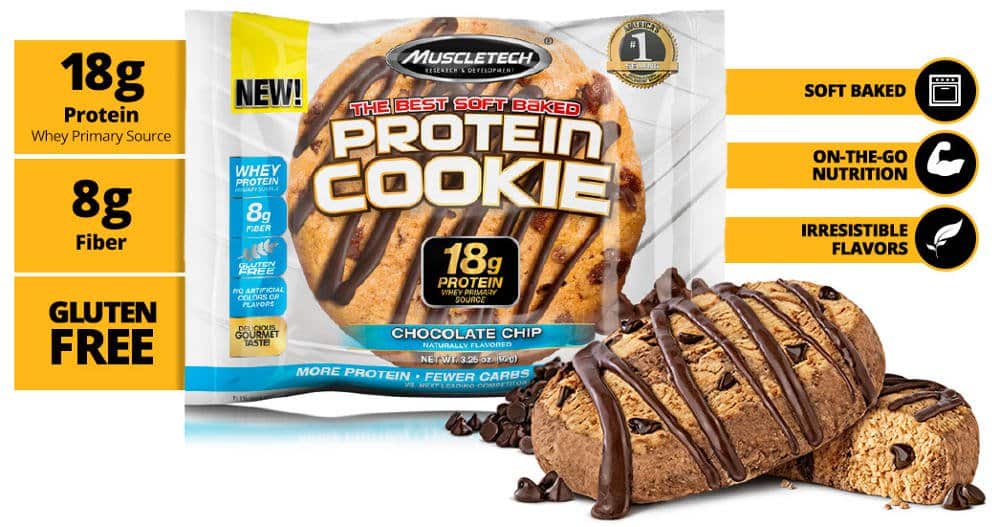 Muscletech Protein Cookie banner - Supplement City