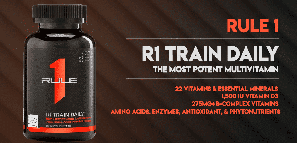 Rule 1 R1 Train Daily Multivitamin 180 tablets - Supplement City