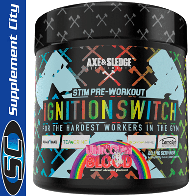 Axe Sledge Ignition Switch 200g Pre Workout Supplement City