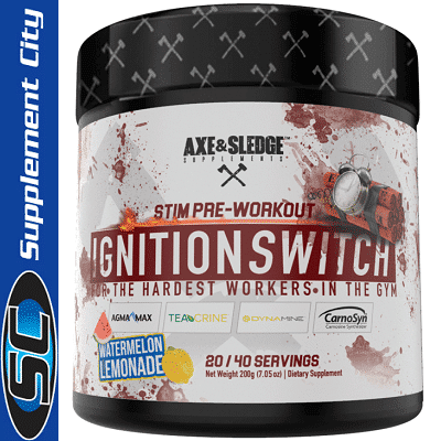 Axe Sledge Ignition Switch 200g Pre Workout Supplement City
