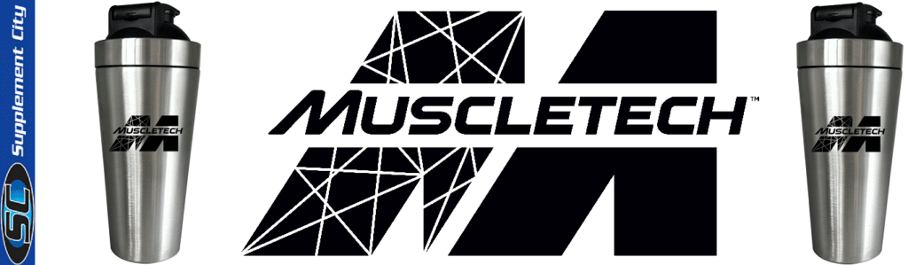 Muscletech Stainless Steel Silver Shaker Muscletech Stainless Steel Silver Shaker