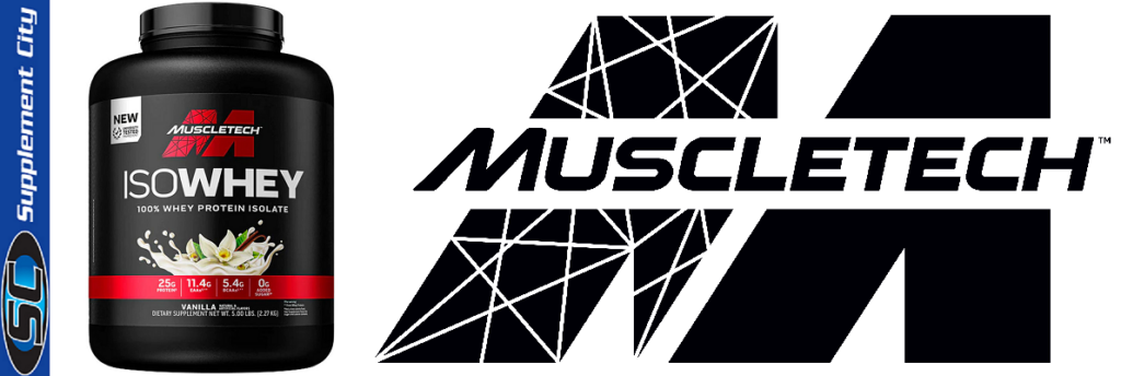 Muscletech Isowhey 100 % isolat de protéine de lactosérum