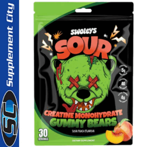 Swoleys Sour Creatine Monohydrate Gummy Bears