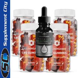 Krush Organics CBD Gummies 4 Pack