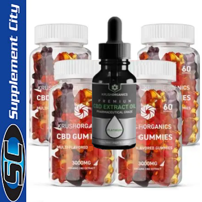 Krush Organics CBD Gummies 4 Pack