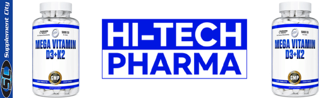 Hi-Tech Pharmaceuticals Mega Vitamin D3+K2 Hi-Tech Pharmaceuticals Mega Vitamin D3+K2