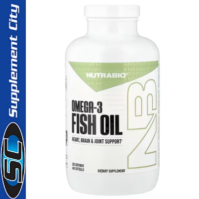 NutraBio Omega-3 Fish Oil
